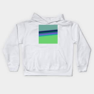 blue green grey texture abstract art Kids Hoodie